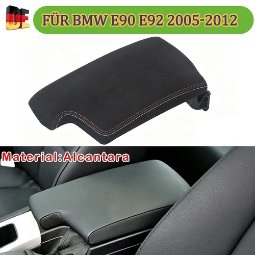 Schwarz leder armlehre center - leder,